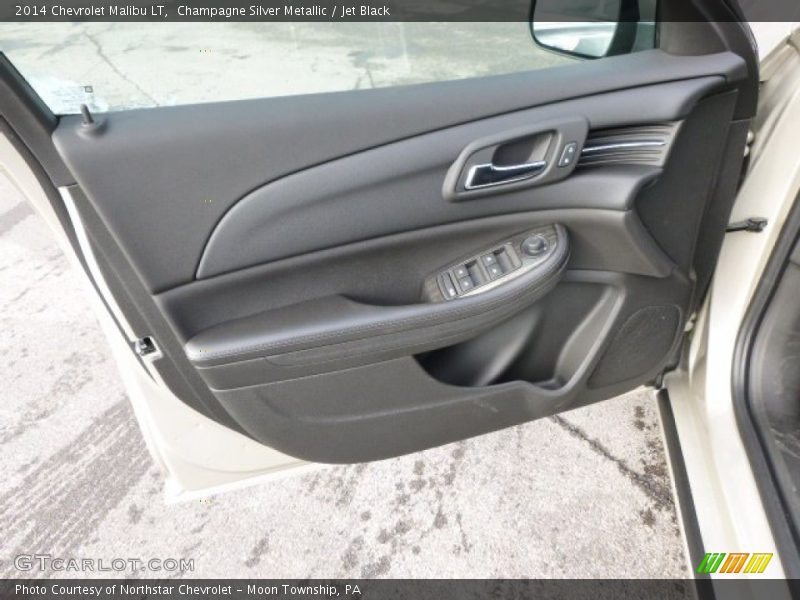 Champagne Silver Metallic / Jet Black 2014 Chevrolet Malibu LT