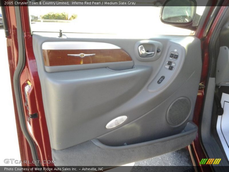 Inferno Red Pearl / Medium Slate Gray 2005 Chrysler Town & Country Limited