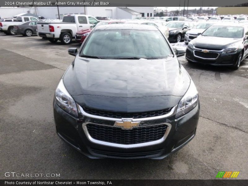 Ashen Gray Metallic / Jet Black 2014 Chevrolet Malibu LT