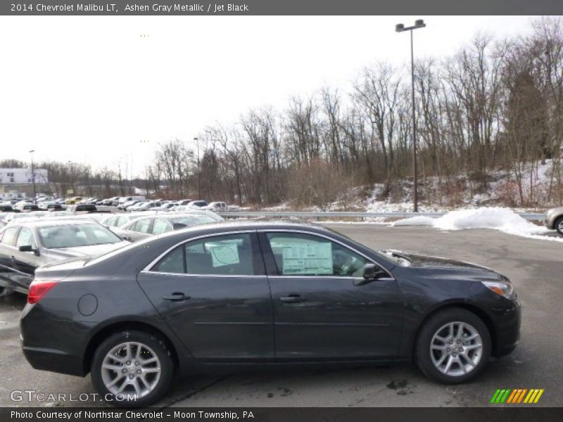 Ashen Gray Metallic / Jet Black 2014 Chevrolet Malibu LT