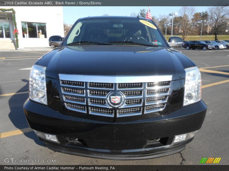 Black Raven / Ebony/Ebony 2009 Cadillac Escalade AWD