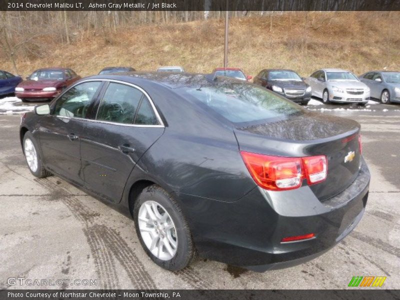 Ashen Gray Metallic / Jet Black 2014 Chevrolet Malibu LT