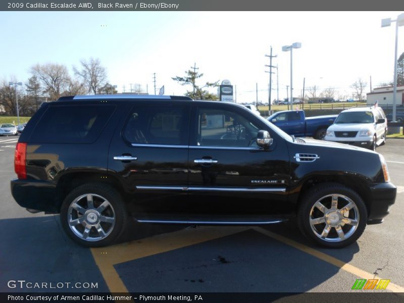 Black Raven / Ebony/Ebony 2009 Cadillac Escalade AWD