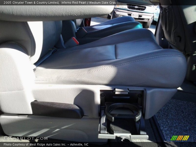 Inferno Red Pearl / Medium Slate Gray 2005 Chrysler Town & Country Limited