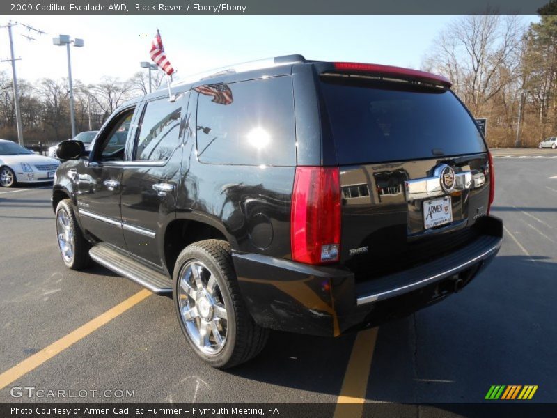 Black Raven / Ebony/Ebony 2009 Cadillac Escalade AWD