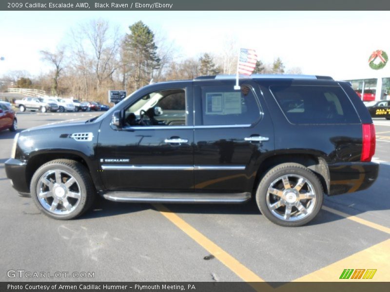 Black Raven / Ebony/Ebony 2009 Cadillac Escalade AWD