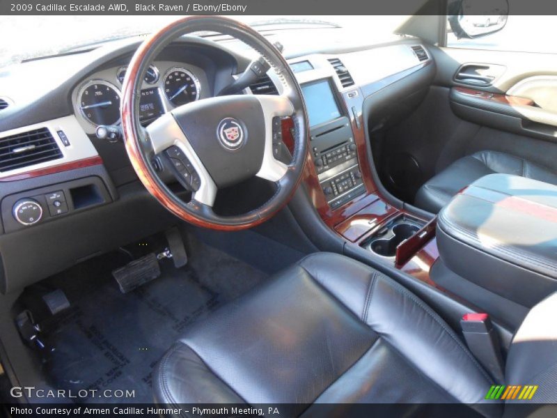 Black Raven / Ebony/Ebony 2009 Cadillac Escalade AWD