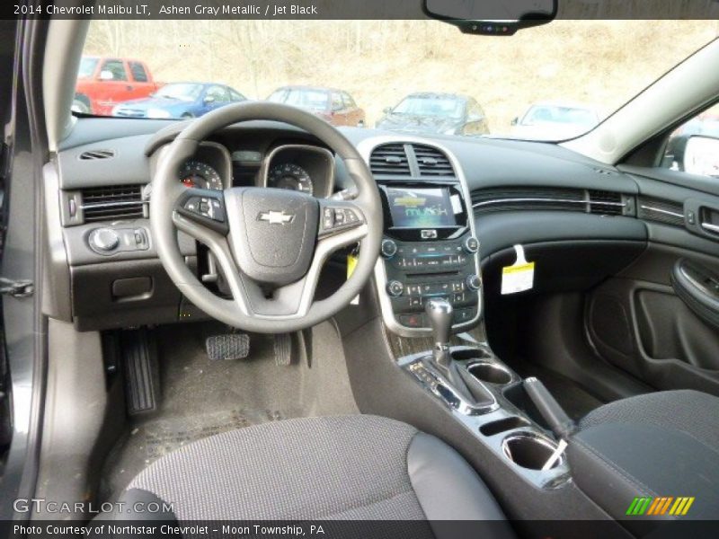 Ashen Gray Metallic / Jet Black 2014 Chevrolet Malibu LT