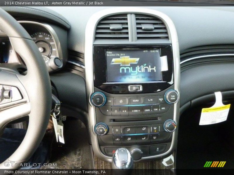 Ashen Gray Metallic / Jet Black 2014 Chevrolet Malibu LT