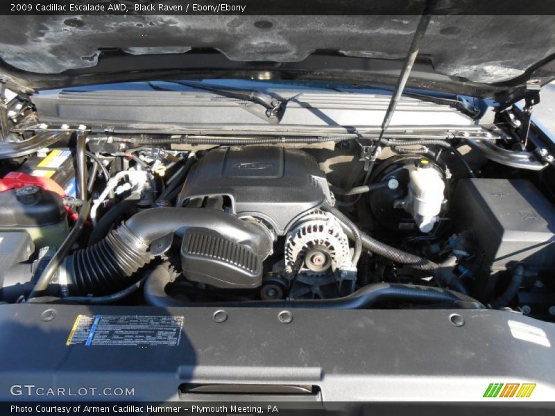 Black Raven / Ebony/Ebony 2009 Cadillac Escalade AWD
