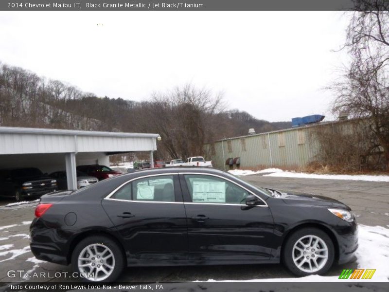 Black Granite Metallic / Jet Black/Titanium 2014 Chevrolet Malibu LT