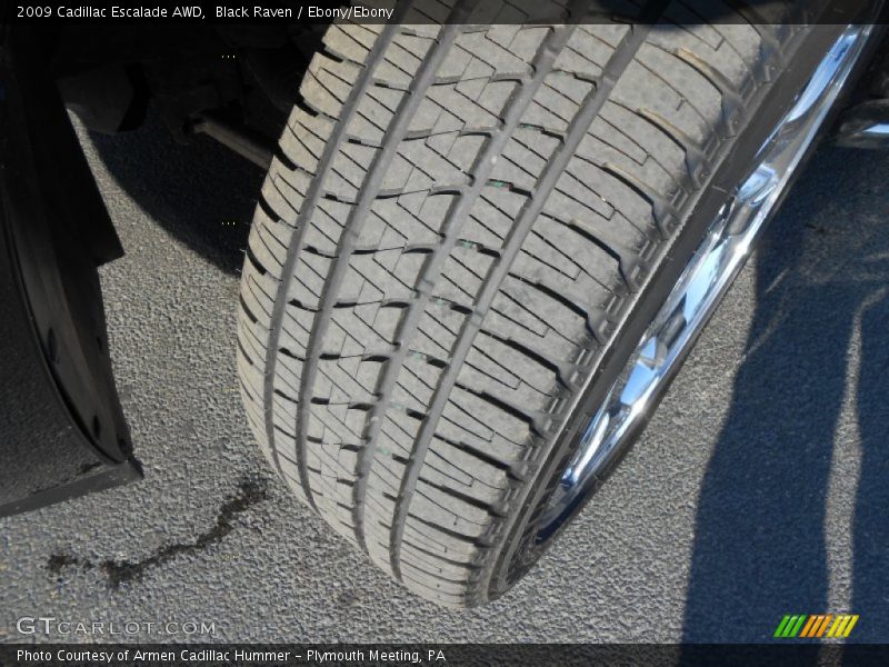 Black Raven / Ebony/Ebony 2009 Cadillac Escalade AWD
