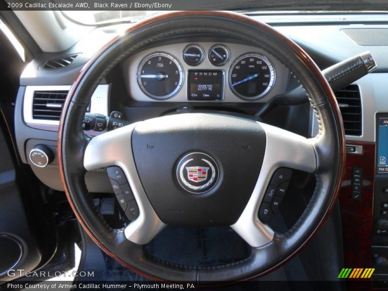 Black Raven / Ebony/Ebony 2009 Cadillac Escalade AWD