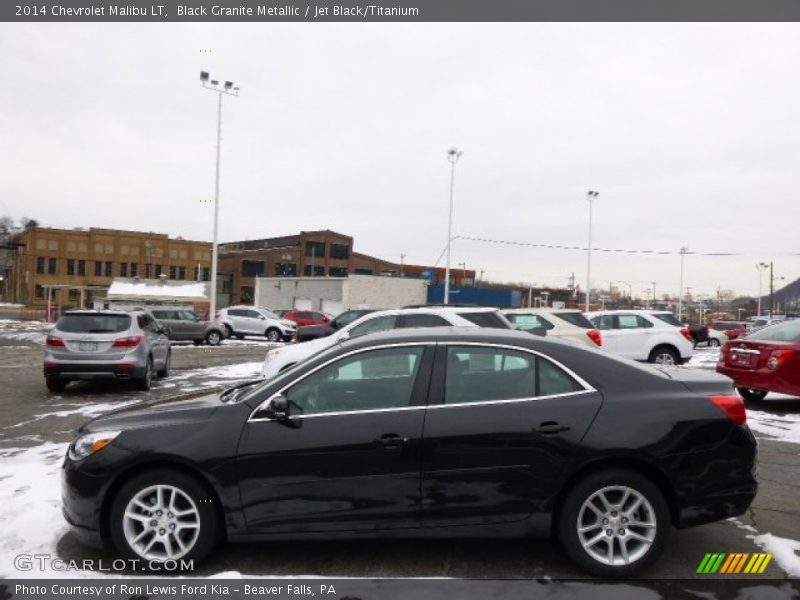 Black Granite Metallic / Jet Black/Titanium 2014 Chevrolet Malibu LT