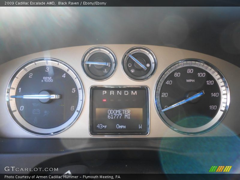 Black Raven / Ebony/Ebony 2009 Cadillac Escalade AWD