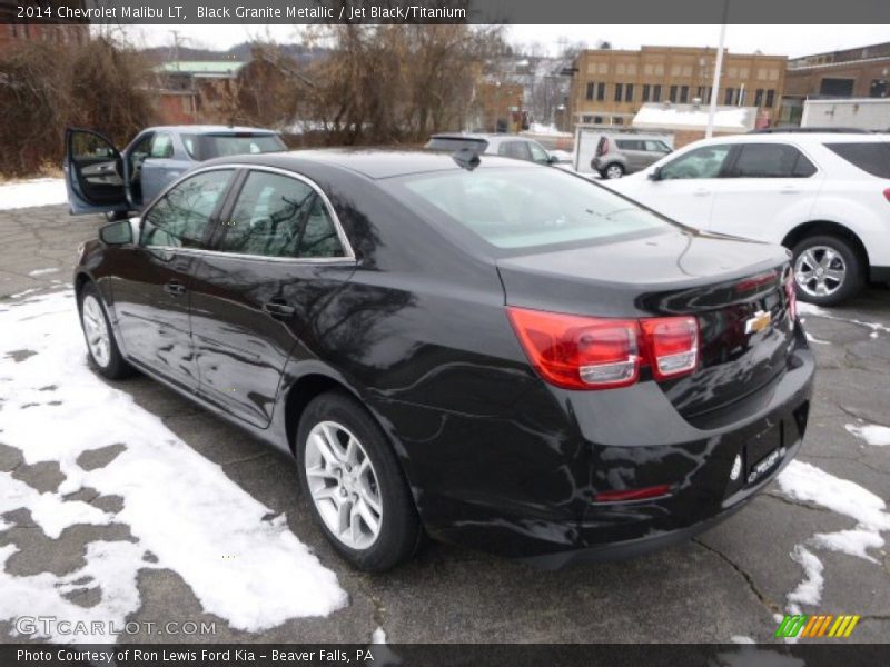 Black Granite Metallic / Jet Black/Titanium 2014 Chevrolet Malibu LT
