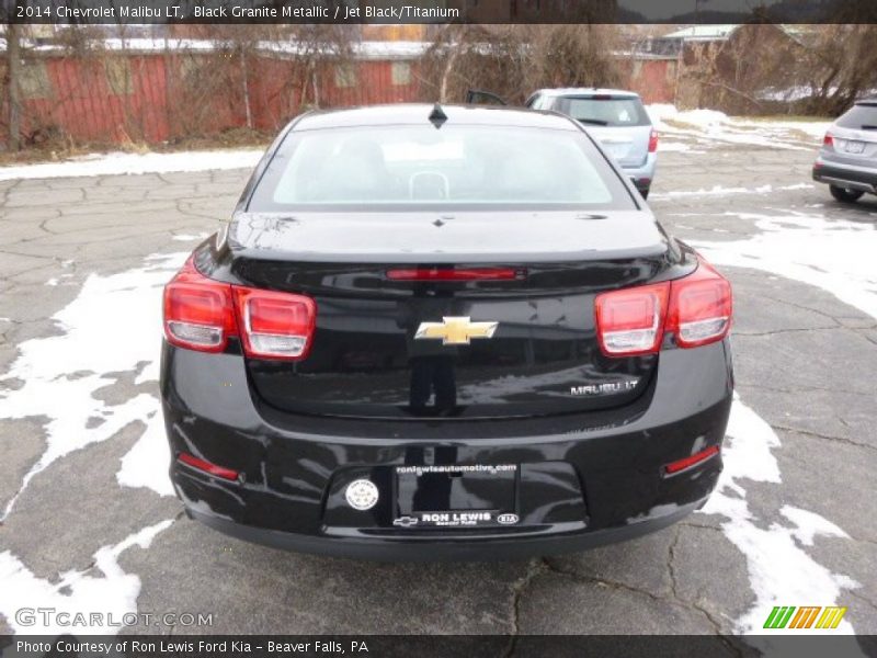 Black Granite Metallic / Jet Black/Titanium 2014 Chevrolet Malibu LT