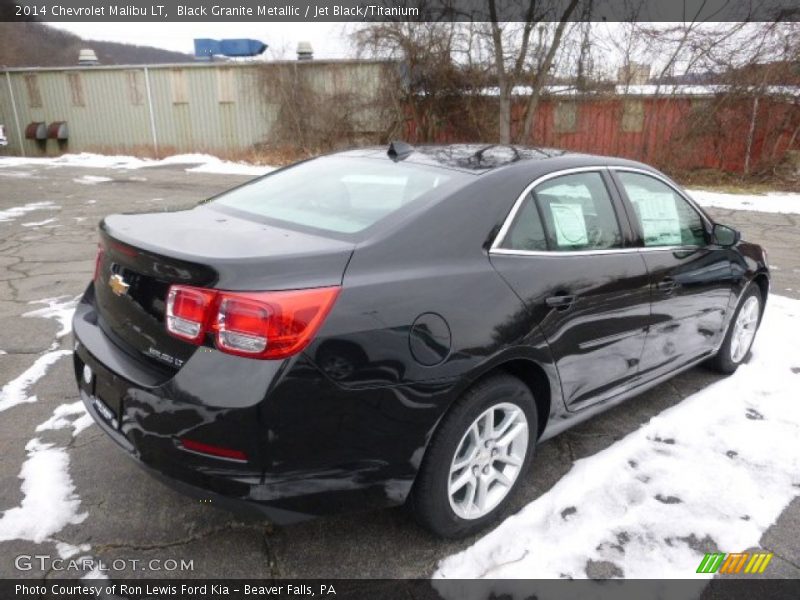 Black Granite Metallic / Jet Black/Titanium 2014 Chevrolet Malibu LT