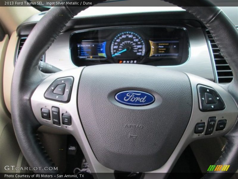 Ingot Silver Metallic / Dune 2013 Ford Taurus SEL