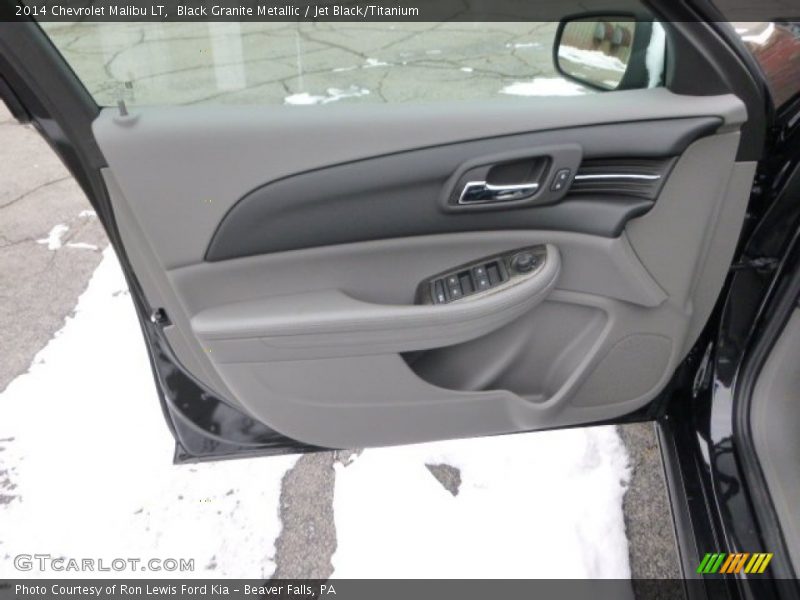 Black Granite Metallic / Jet Black/Titanium 2014 Chevrolet Malibu LT