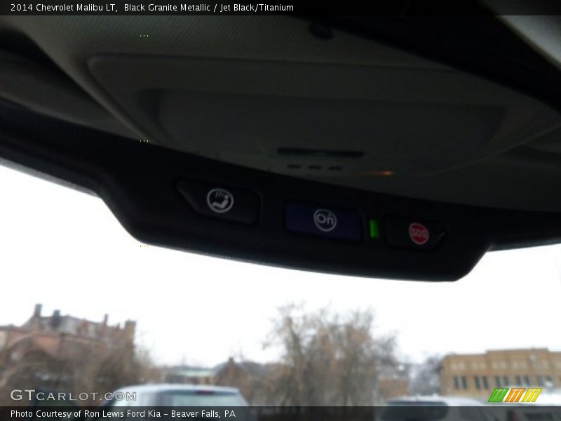 Black Granite Metallic / Jet Black/Titanium 2014 Chevrolet Malibu LT