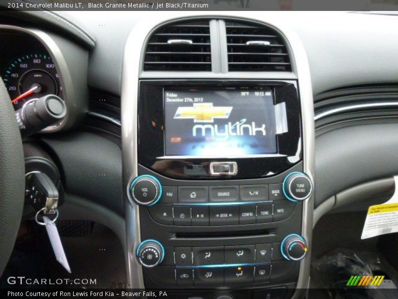 Black Granite Metallic / Jet Black/Titanium 2014 Chevrolet Malibu LT