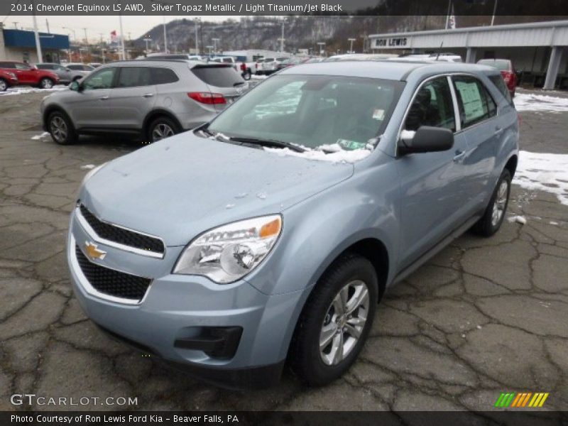 Silver Topaz Metallic / Light Titanium/Jet Black 2014 Chevrolet Equinox LS AWD