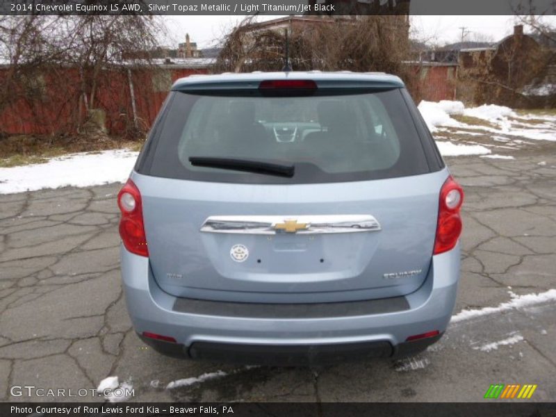 Silver Topaz Metallic / Light Titanium/Jet Black 2014 Chevrolet Equinox LS AWD