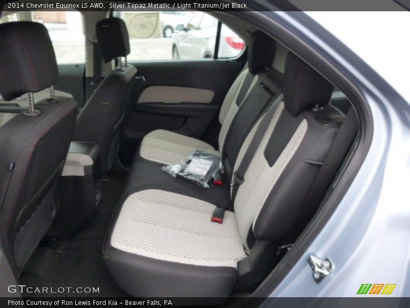 Silver Topaz Metallic / Light Titanium/Jet Black 2014 Chevrolet Equinox LS AWD