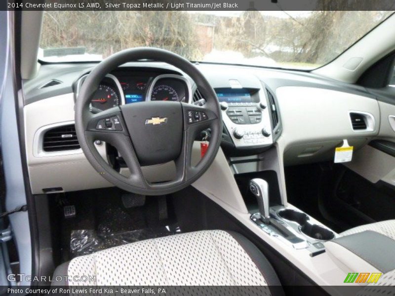 Silver Topaz Metallic / Light Titanium/Jet Black 2014 Chevrolet Equinox LS AWD