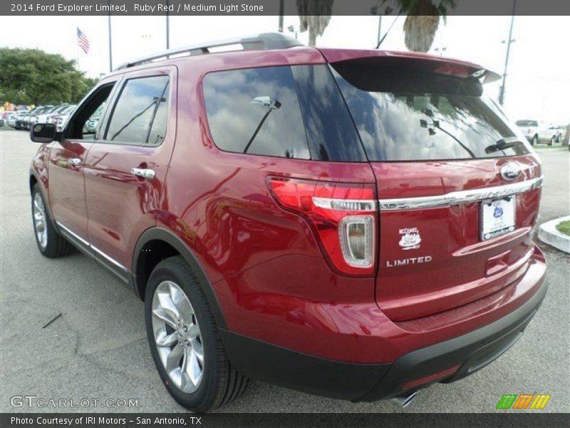 Ruby Red / Medium Light Stone 2014 Ford Explorer Limited