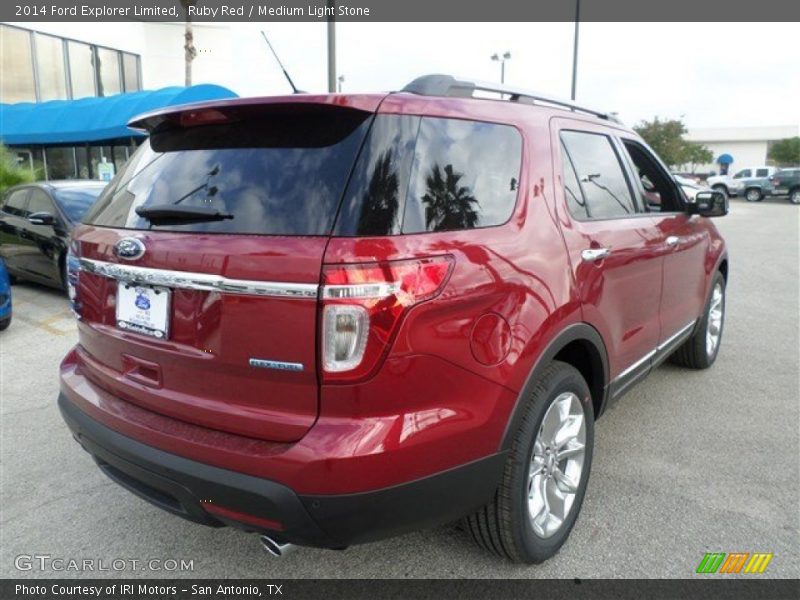 Ruby Red / Medium Light Stone 2014 Ford Explorer Limited