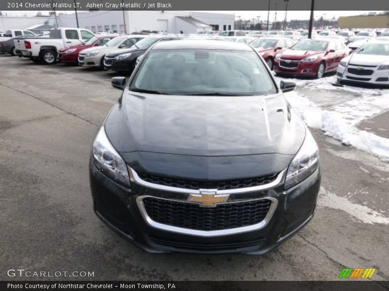 Ashen Gray Metallic / Jet Black 2014 Chevrolet Malibu LT