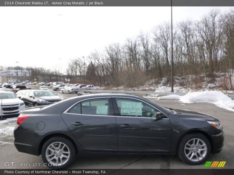 Ashen Gray Metallic / Jet Black 2014 Chevrolet Malibu LT