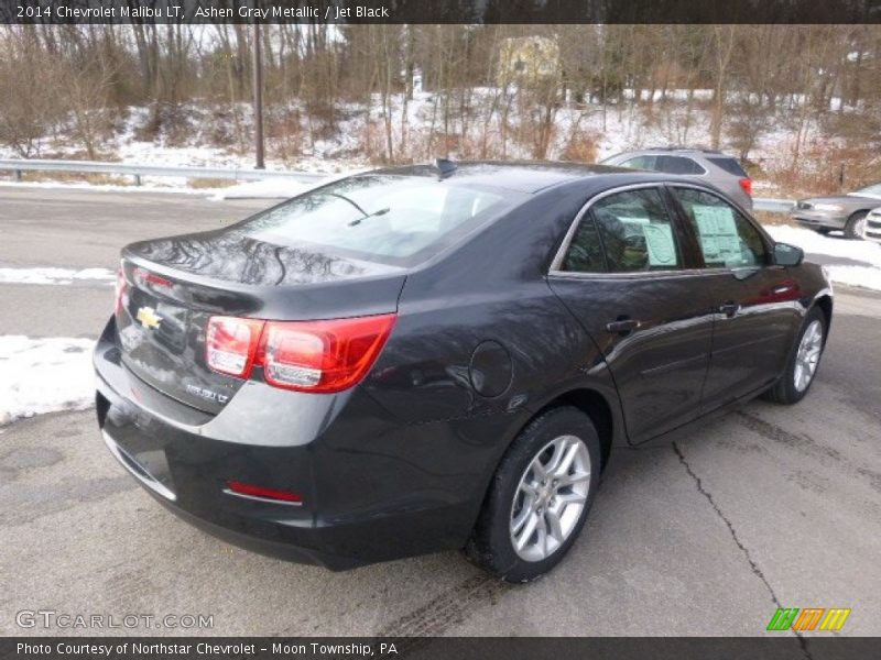 Ashen Gray Metallic / Jet Black 2014 Chevrolet Malibu LT