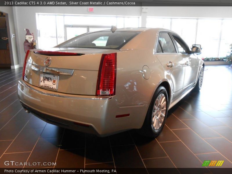 Silver Coast Metallic / Cashmere/Cocoa 2013 Cadillac CTS 4 3.0 AWD Sedan