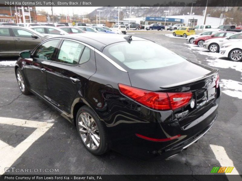Ebony Black / Black 2014 Kia Optima SXL Turbo