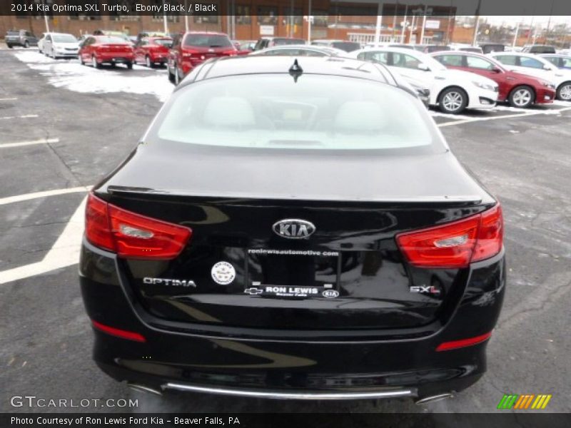 Ebony Black / Black 2014 Kia Optima SXL Turbo