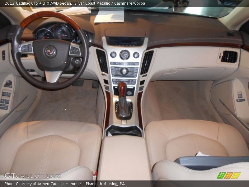 Silver Coast Metallic / Cashmere/Cocoa 2013 Cadillac CTS 4 3.0 AWD Sedan