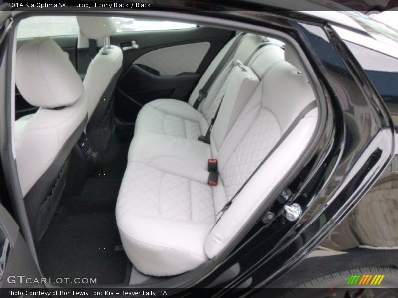 Rear Seat of 2014 Optima SXL Turbo