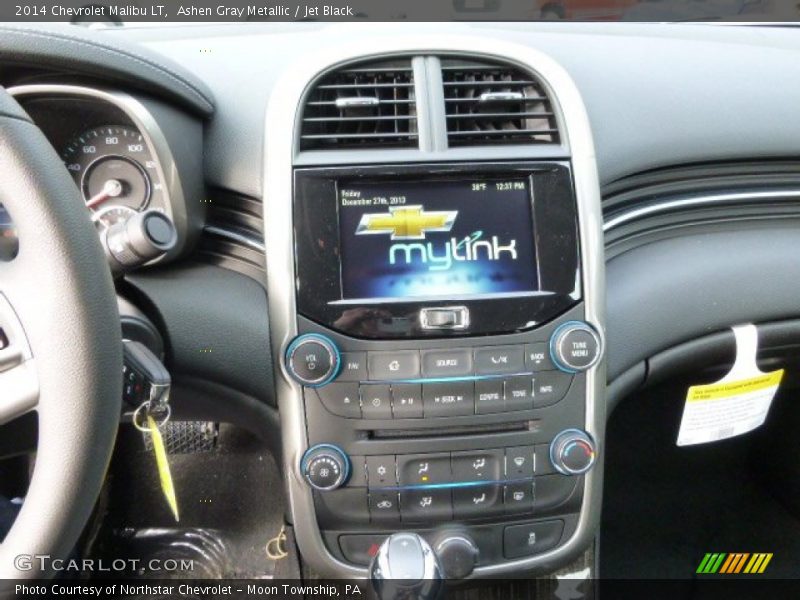 Ashen Gray Metallic / Jet Black 2014 Chevrolet Malibu LT