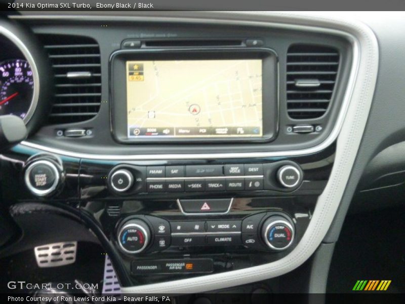 Ebony Black / Black 2014 Kia Optima SXL Turbo