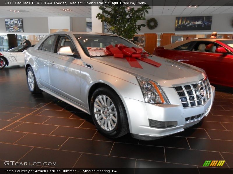 Radiant Silver Metallic / Light Titanium/Ebony 2013 Cadillac CTS 4 3.0 AWD Sedan