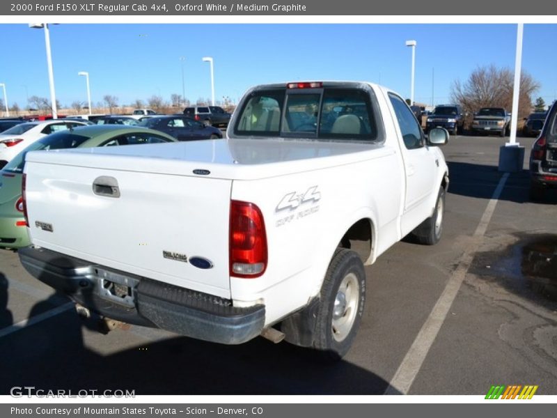 Oxford White / Medium Graphite 2000 Ford F150 XLT Regular Cab 4x4