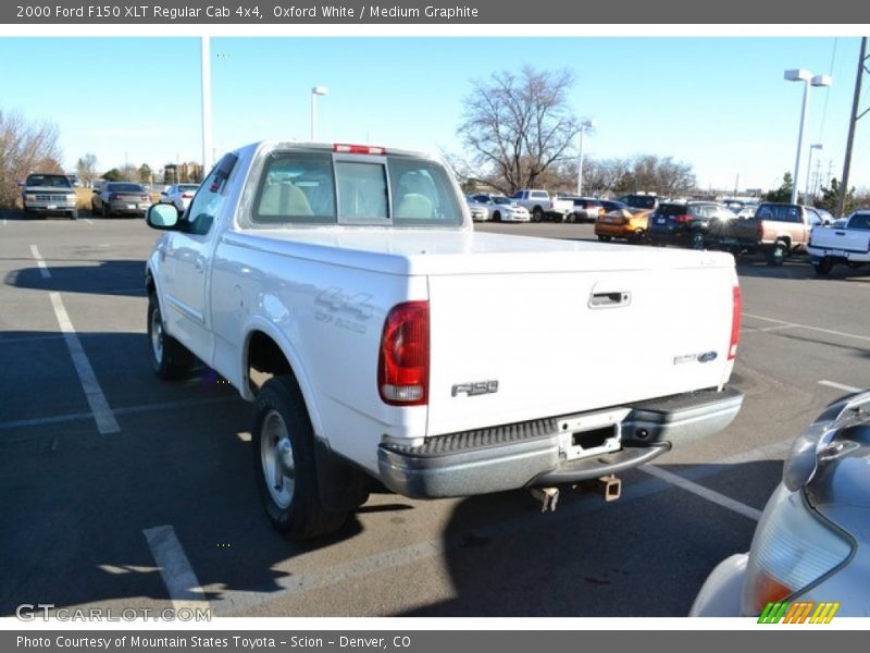 Oxford White / Medium Graphite 2000 Ford F150 XLT Regular Cab 4x4