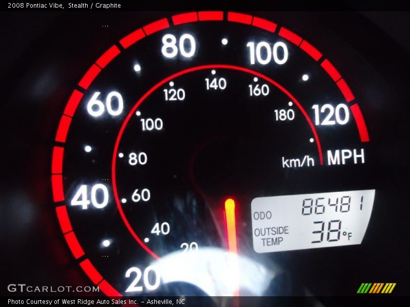 Stealth / Graphite 2008 Pontiac Vibe