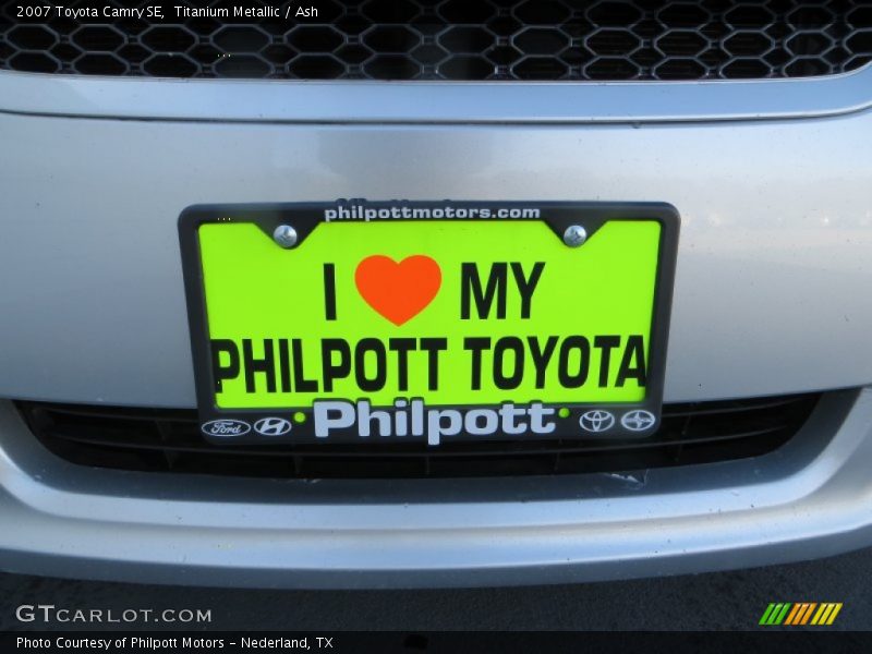 Titanium Metallic / Ash 2007 Toyota Camry SE