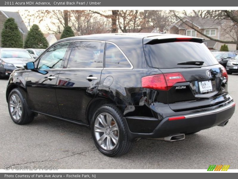 Crystal Black Pearl / Umber 2011 Acura MDX Advance