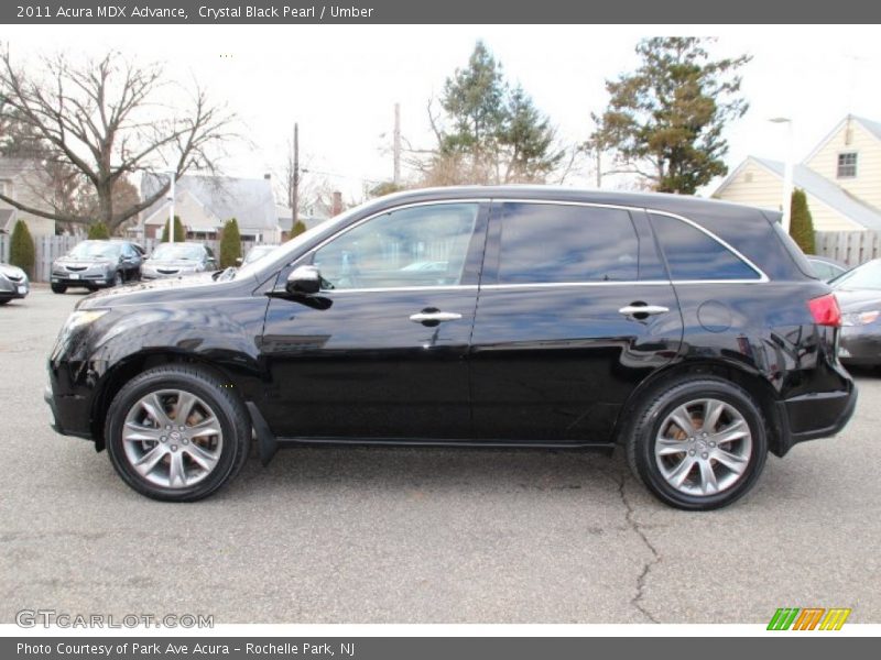 Crystal Black Pearl / Umber 2011 Acura MDX Advance