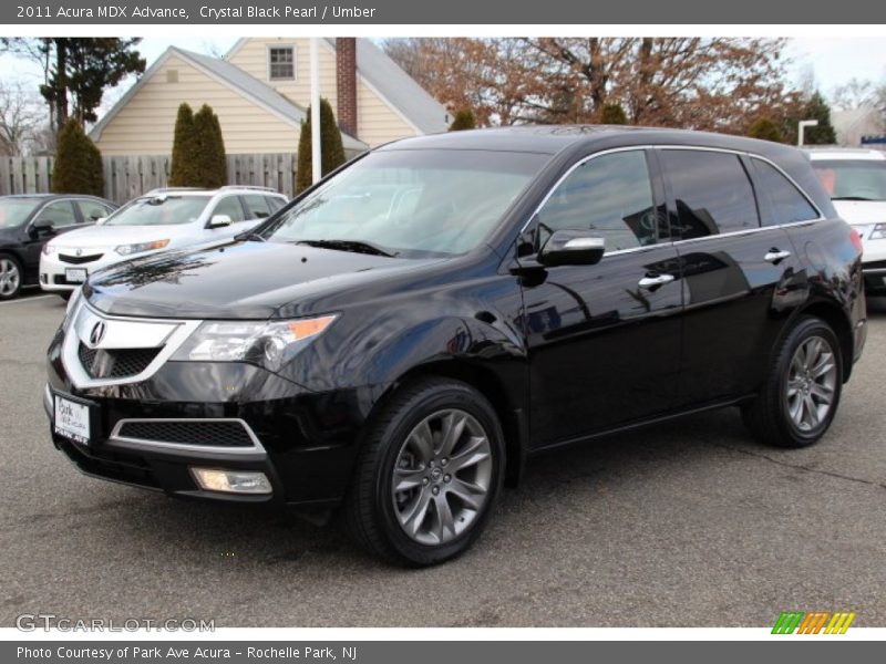 Crystal Black Pearl / Umber 2011 Acura MDX Advance